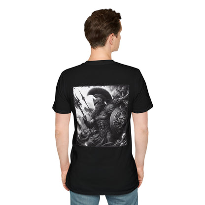 Greek Aries Warrior Graphic T-Shirt