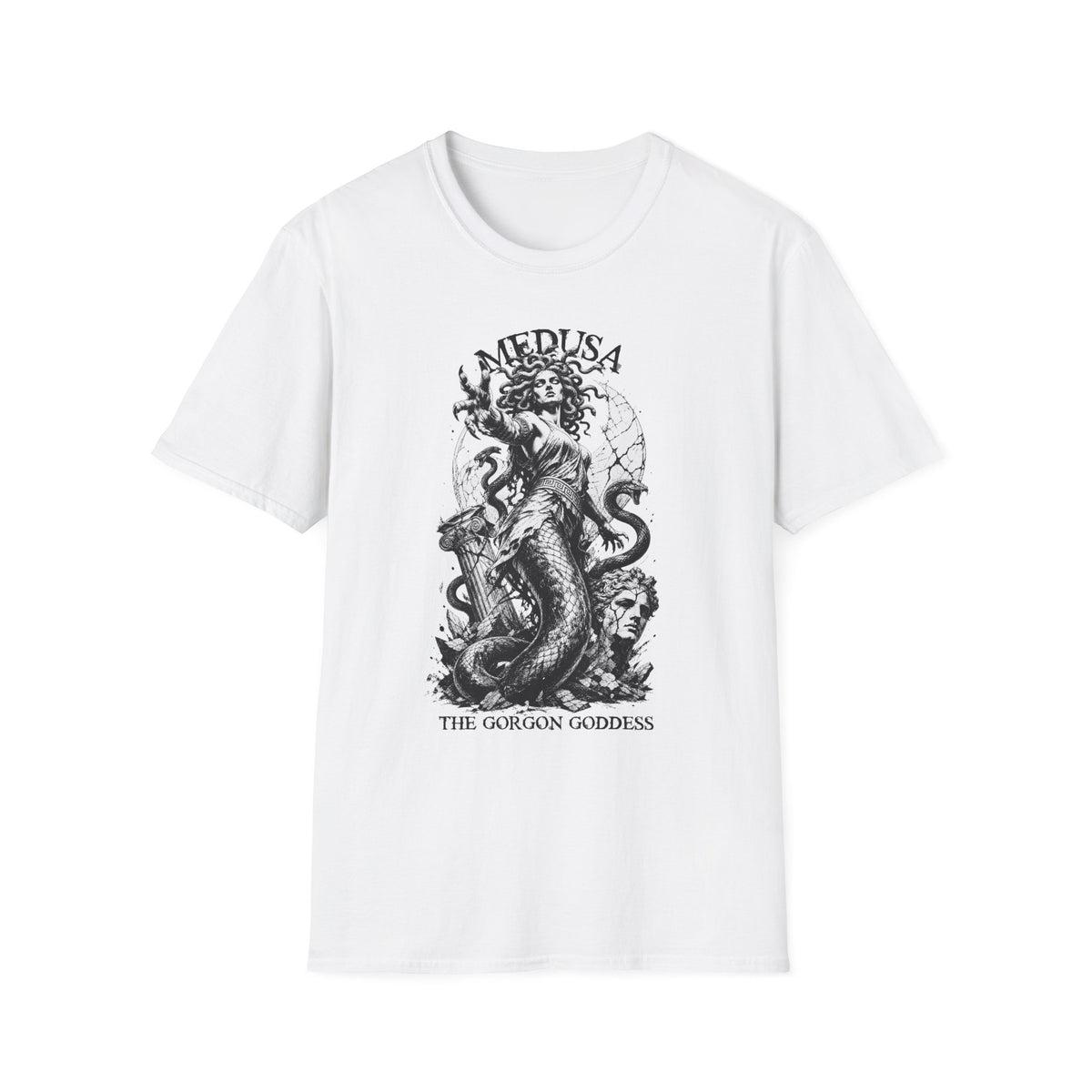 Medusa Illustrated T-Shirt (Front)
