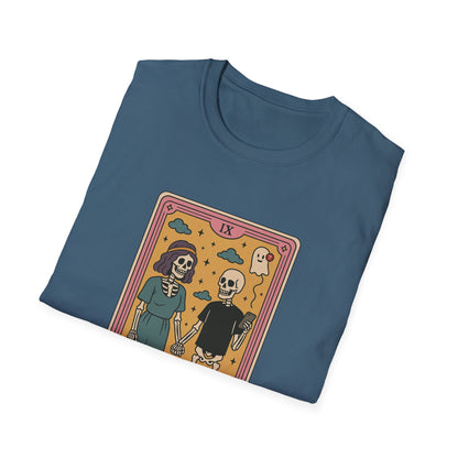 "The Situationship" Skeleton Cartoon Tarot Card T-Shirt
