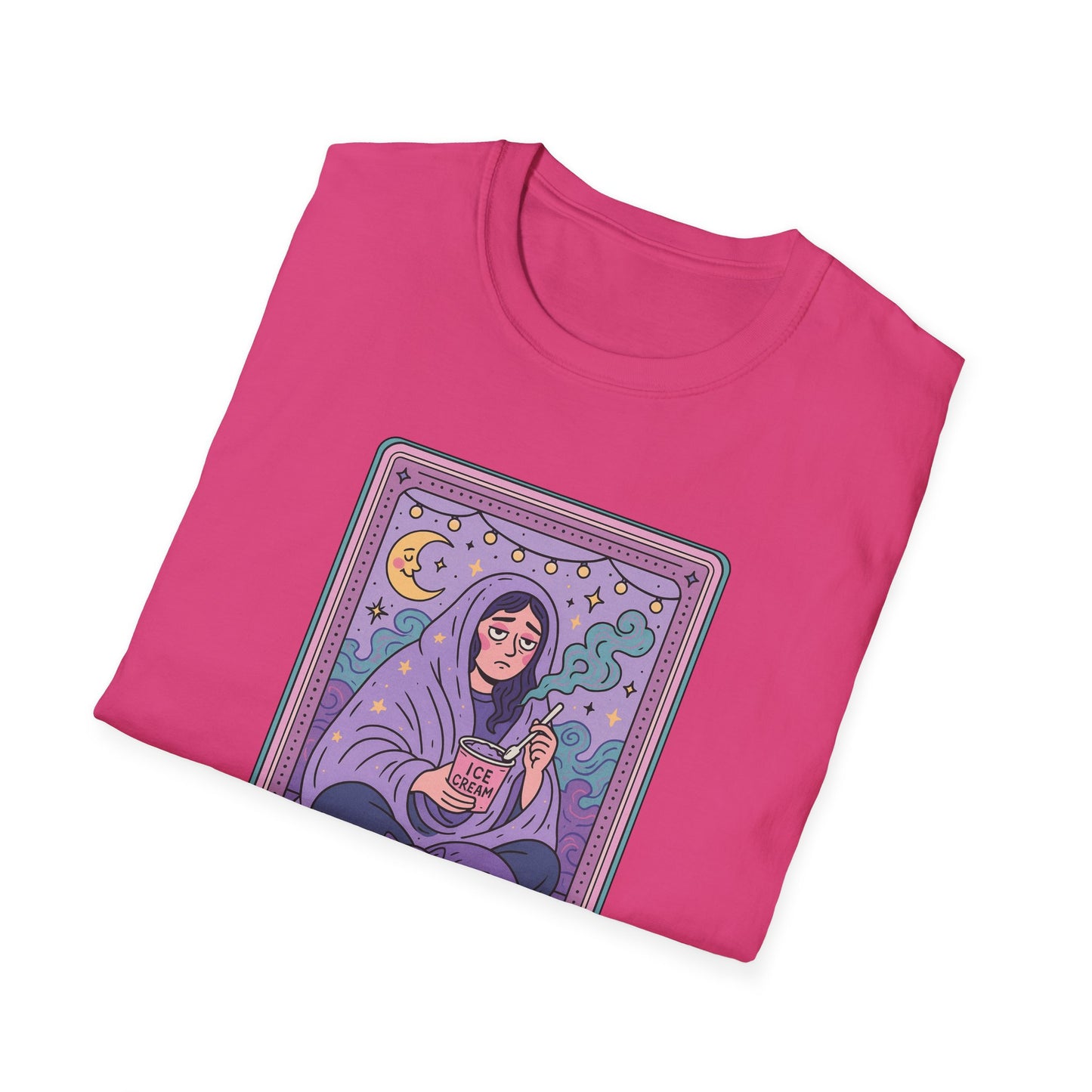 "The Hermit" Cartoon Tarot Card T-Shirt