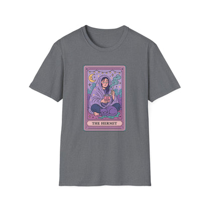 "The Hermit" Cartoon Tarot Card T-Shirt