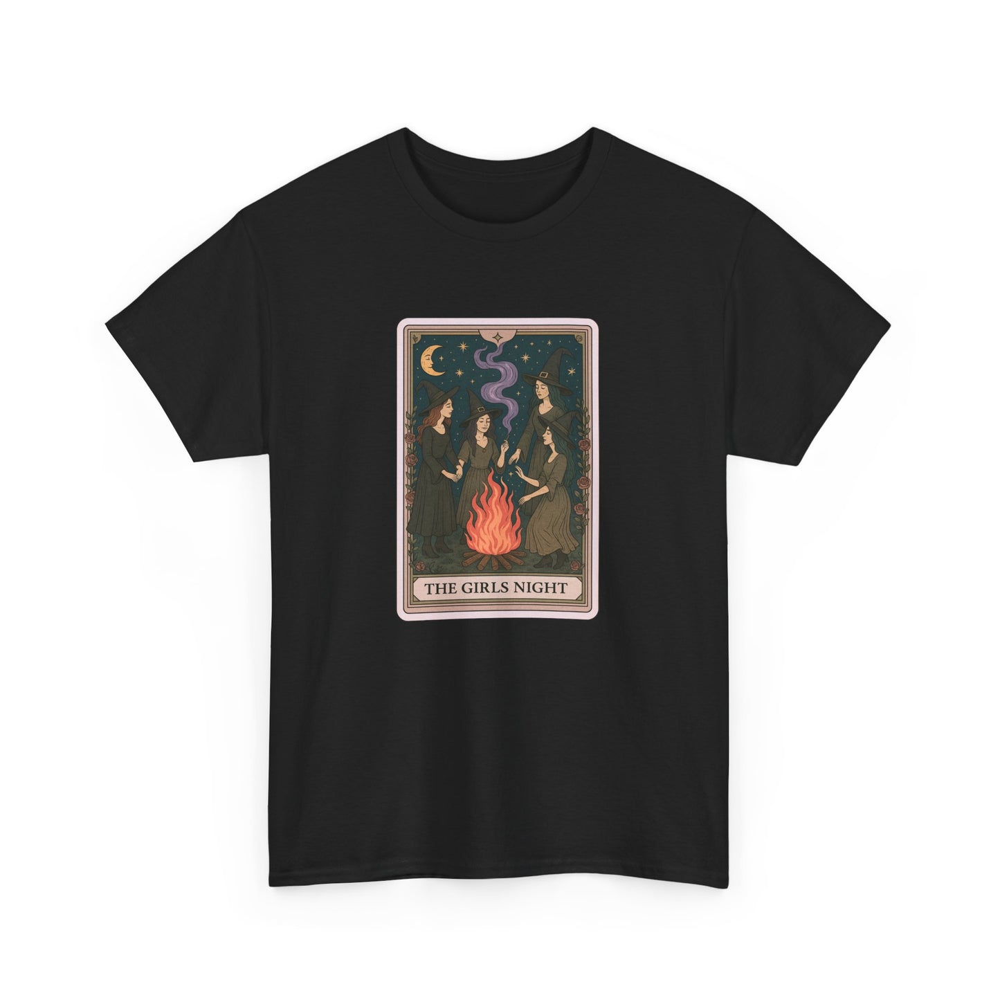 Mock Tarot Card "The Girls Night" Witch T-Shirt