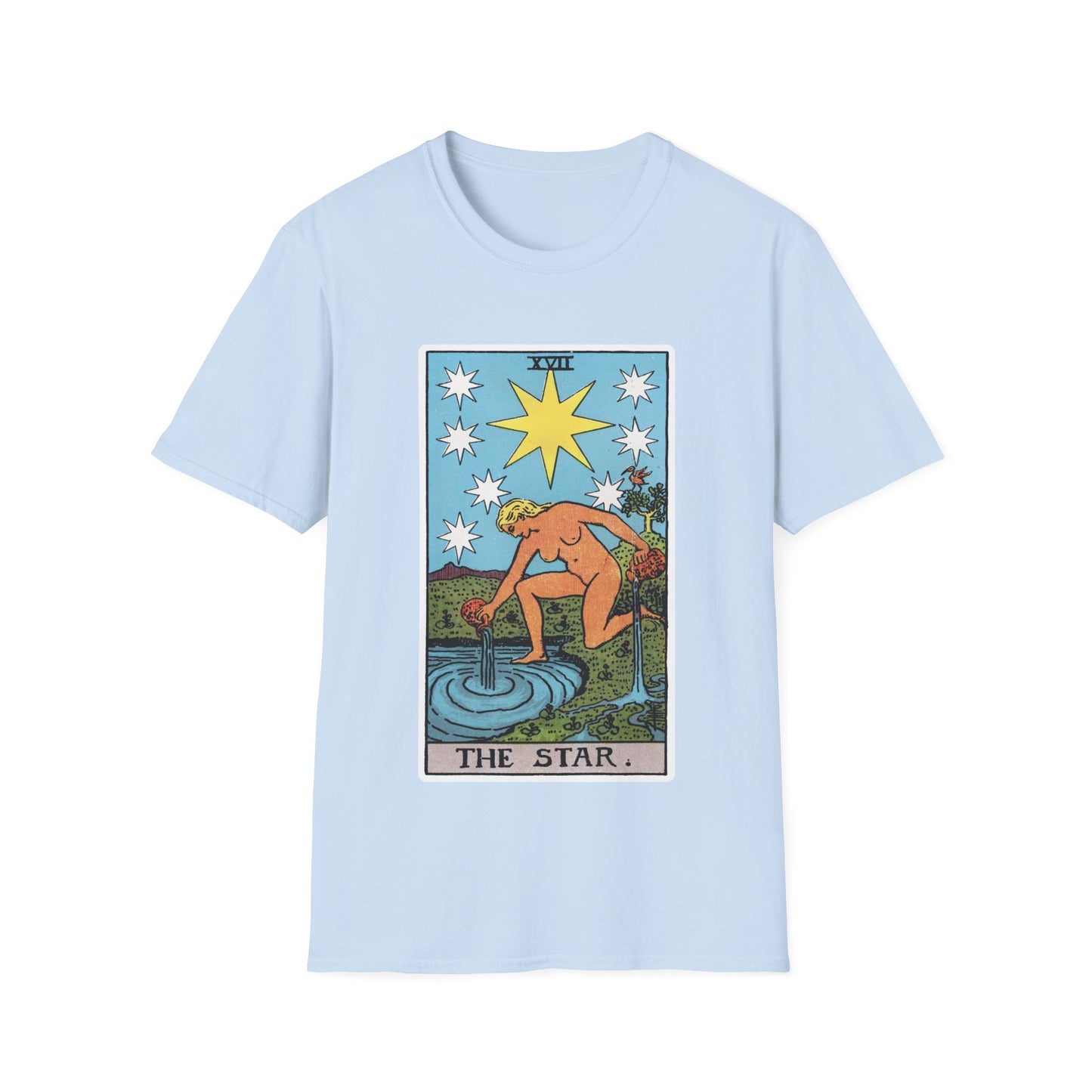 Stern-Tarotkarten-T-Shirt