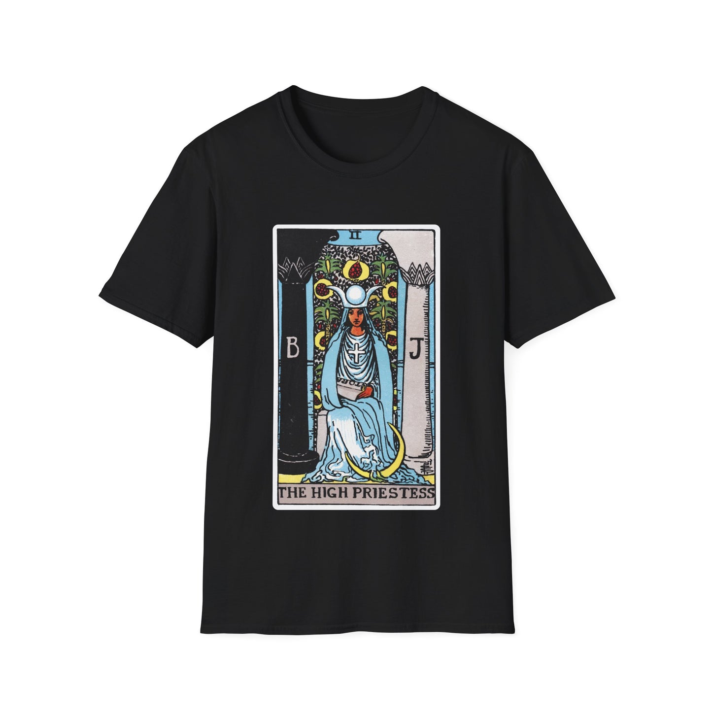 Camiseta de la Carta del Tarot La Suma Sacerdotisa