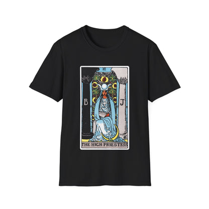 Camiseta de la Carta del Tarot La Suma Sacerdotisa