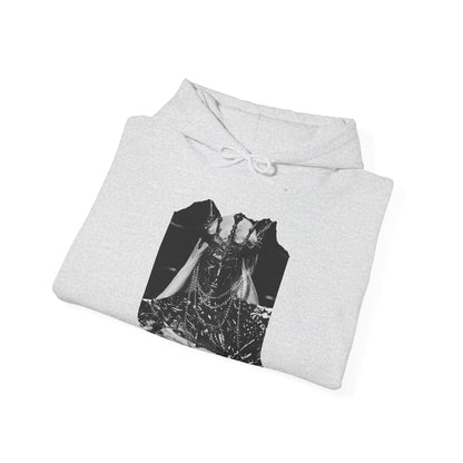 Horned Demon Illustration Hoodie