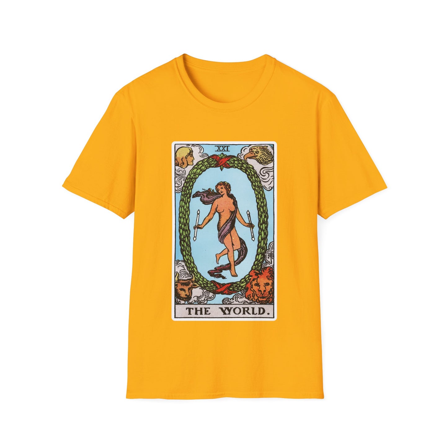 Das Welt Tarotkarten T-Shirt