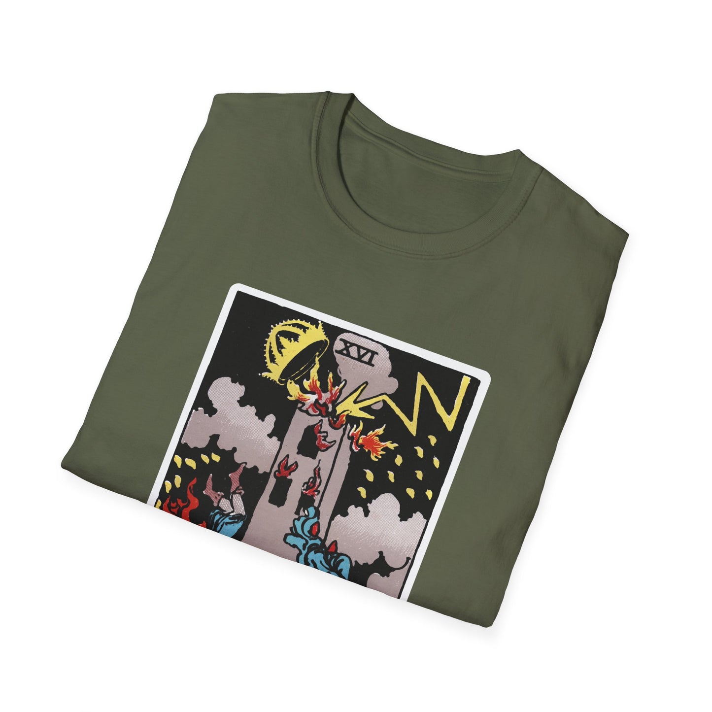 Camiseta de la Carta del Tarot La Torre