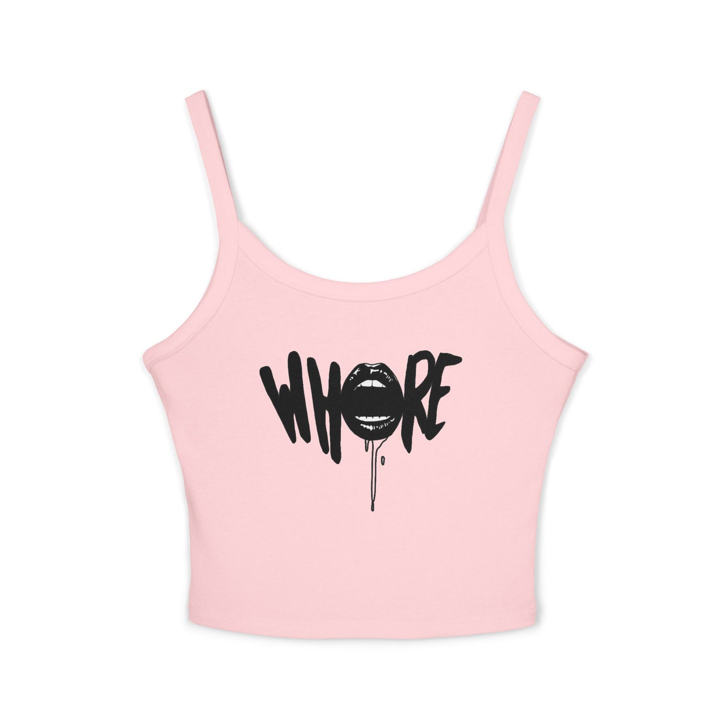 'Whore' Graffiti Lip Westentop