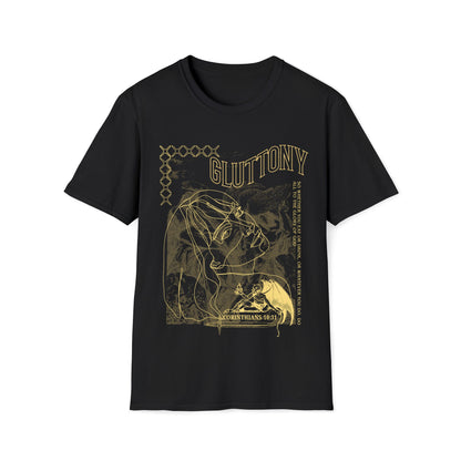 7 Todsünden Völlerei T-Shirt