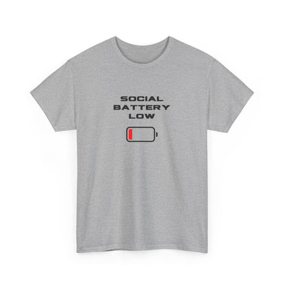 Social Battery Low Unisex T-Shirt