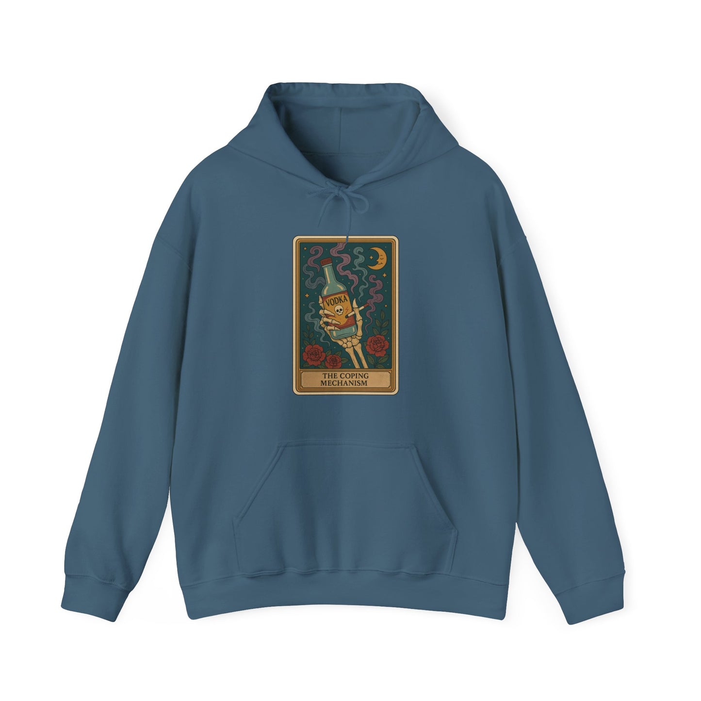 Mock Tarot Card "The Coping Mechanism" Hoodie
