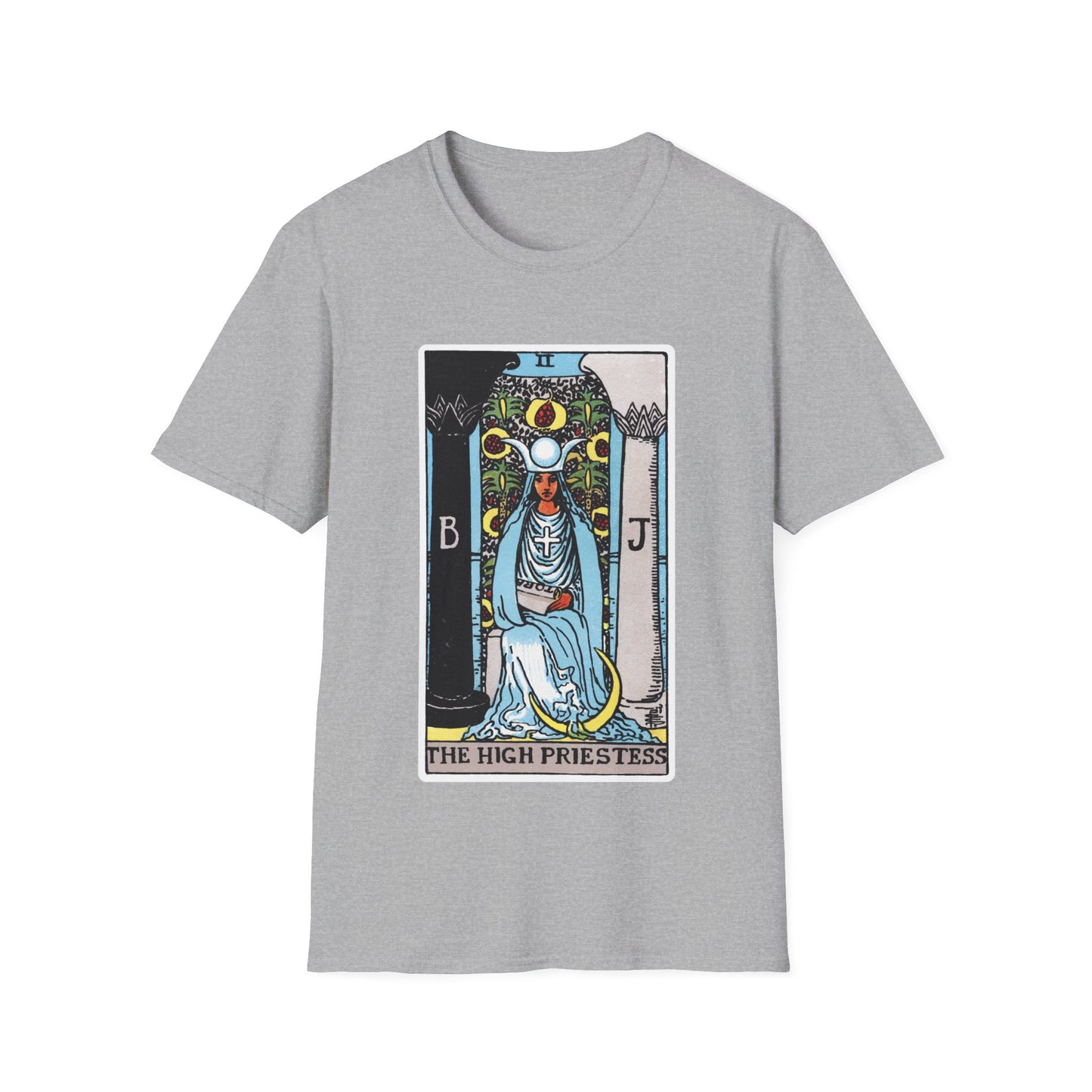 Camiseta de la Carta del Tarot La Suma Sacerdotisa