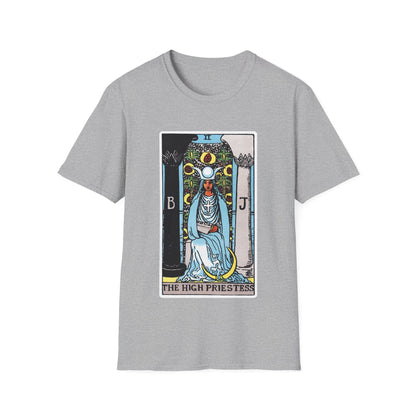 Camiseta de la Carta del Tarot La Suma Sacerdotisa