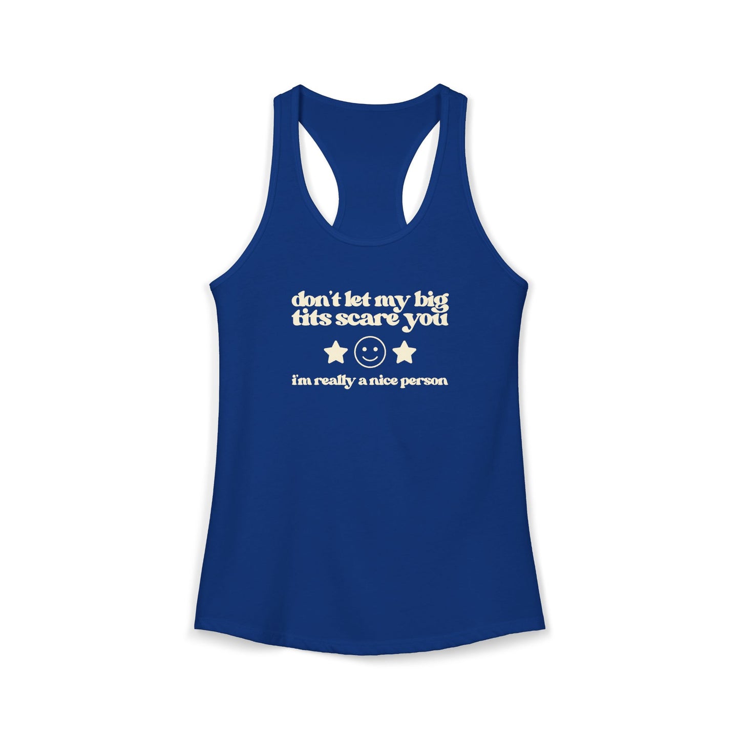 Dont Let My Big Boobs Scare You Y2K Tank