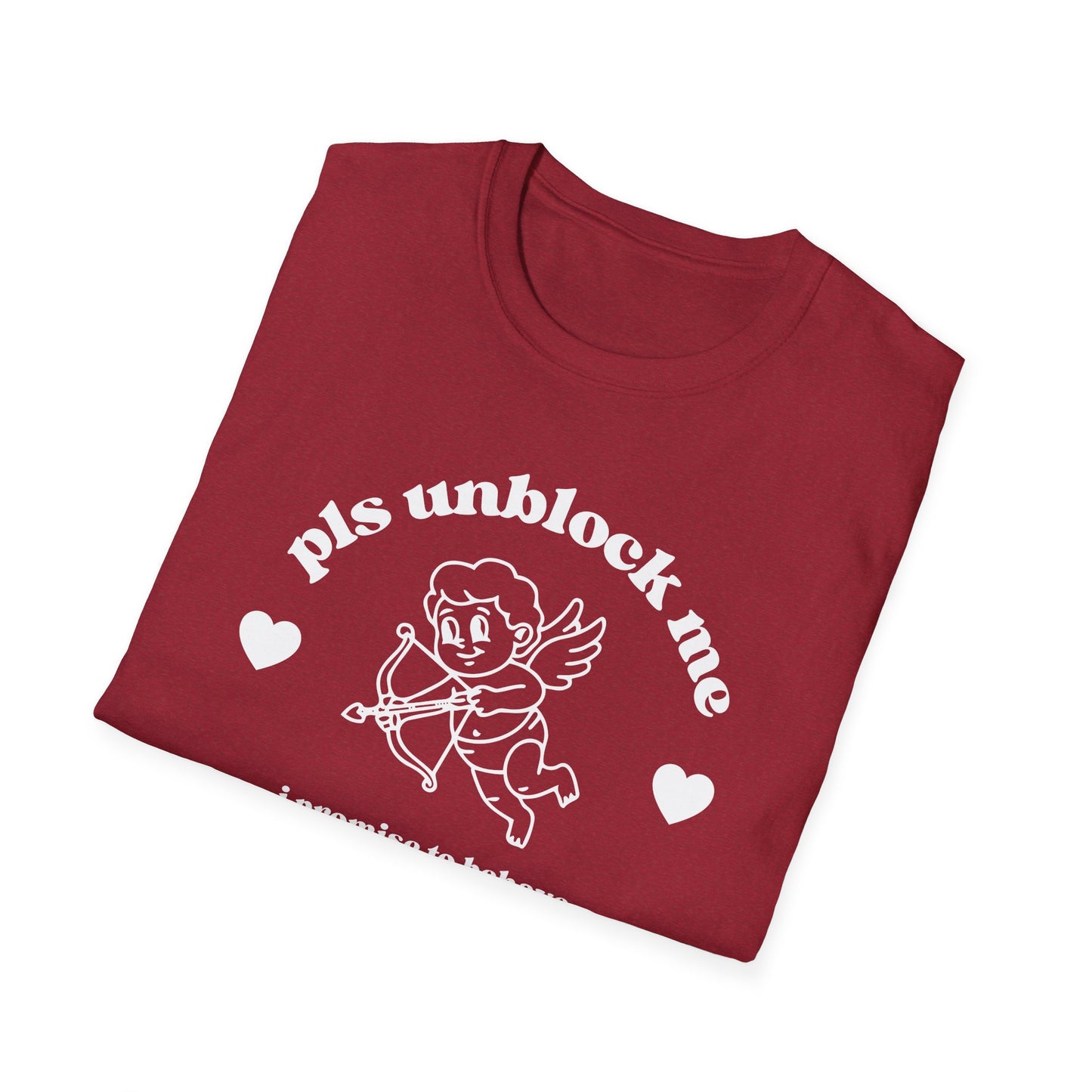 pls unblock me Cupid graphic T-Shirt
