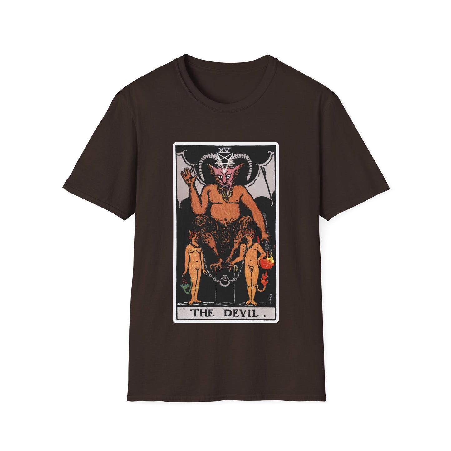 Teufel Tarotkarte T-Shirt
