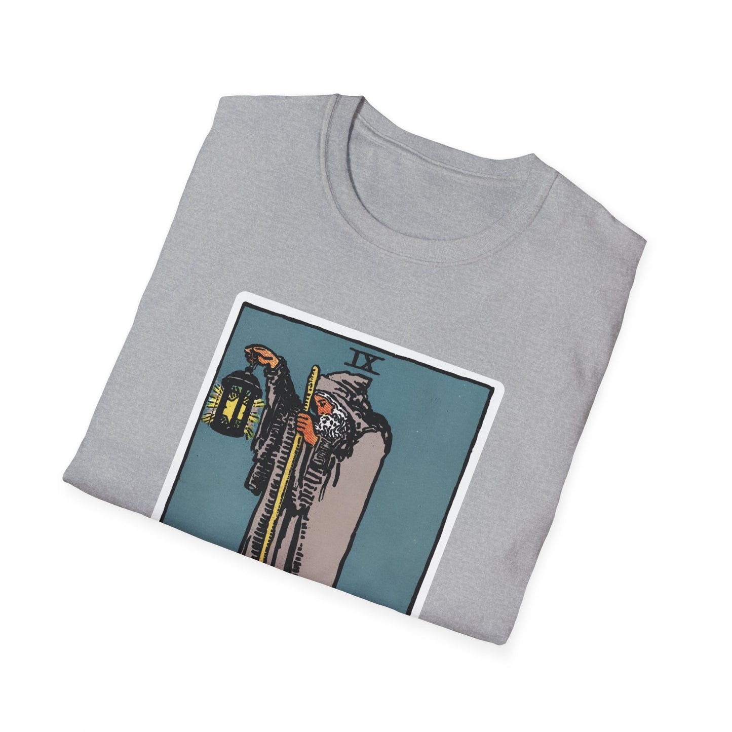 Camiseta con la carta del Tarot El Ermitaño