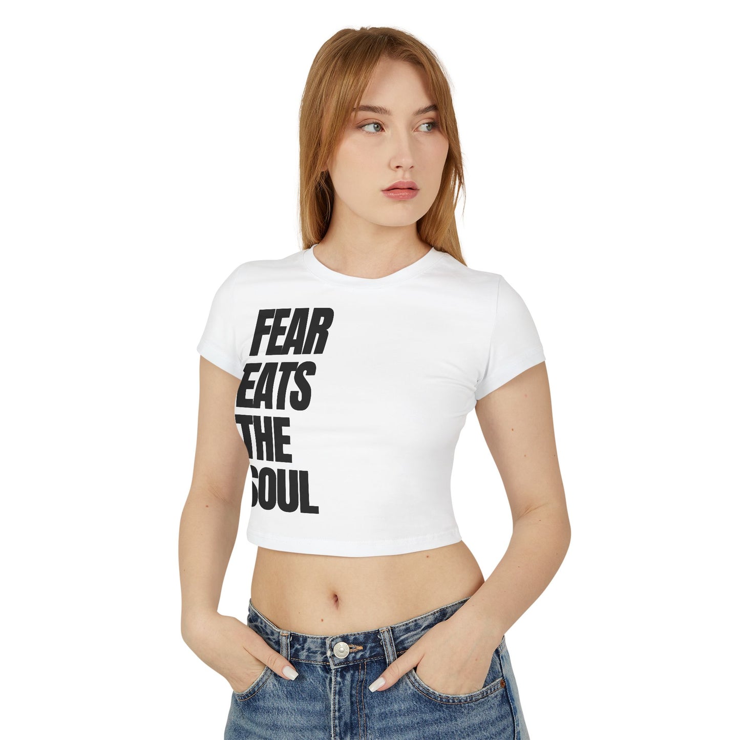 „Angst isst die Seele auf“ – Mutiges Baby-T-Shirt