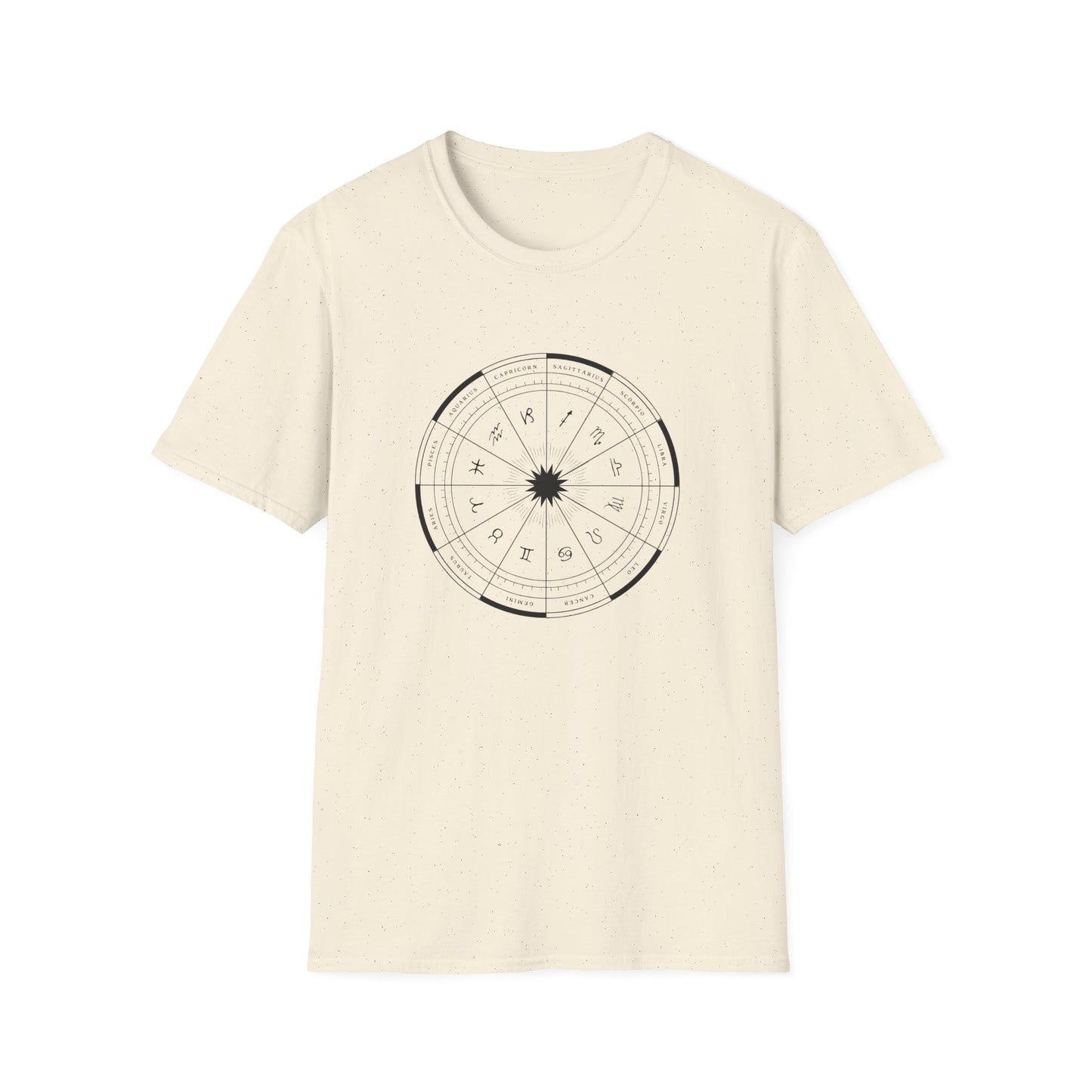 Minimalist Zodiac Wheel T-Shirt