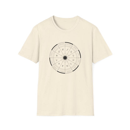 Minimalist Zodiac Wheel T-Shirt