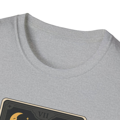 "The Chariot" Fiat 500 Cartoon Tarot Card T-Shirt