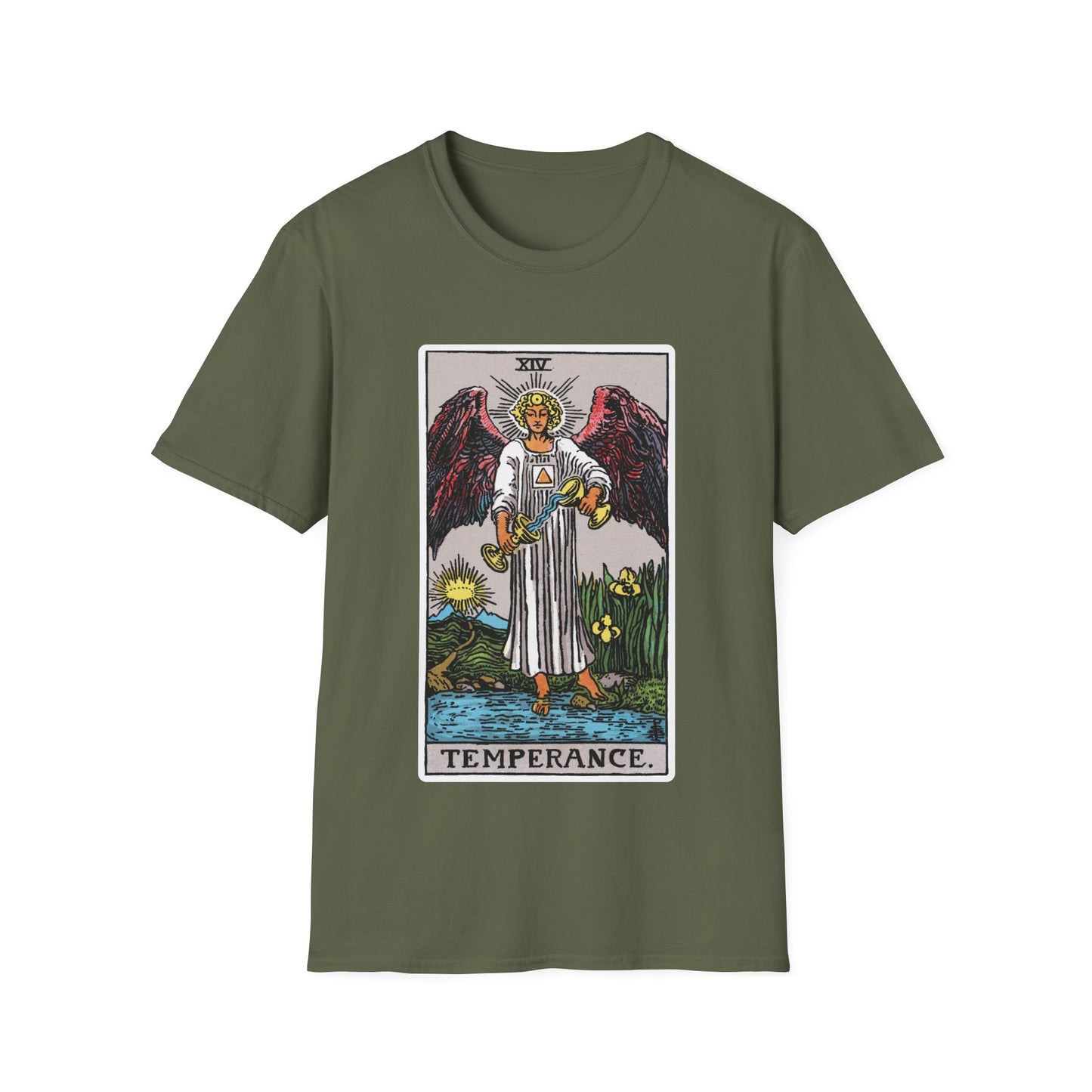 Mäßigkeit Tarotkarten T-Shirt