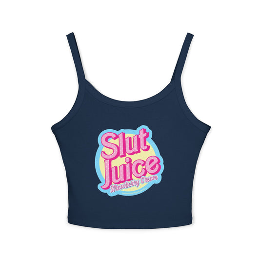 Slut Juice Spaghetti Strap Vest Top