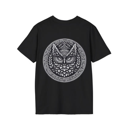 Greek Athena Owl Graphic T-Shirt