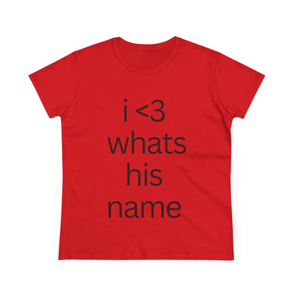 "I <3 What's His Name" Graphic Shirt