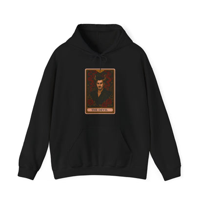 Mock Tarot Card "The Devil" (It's just a man...) Hoodie