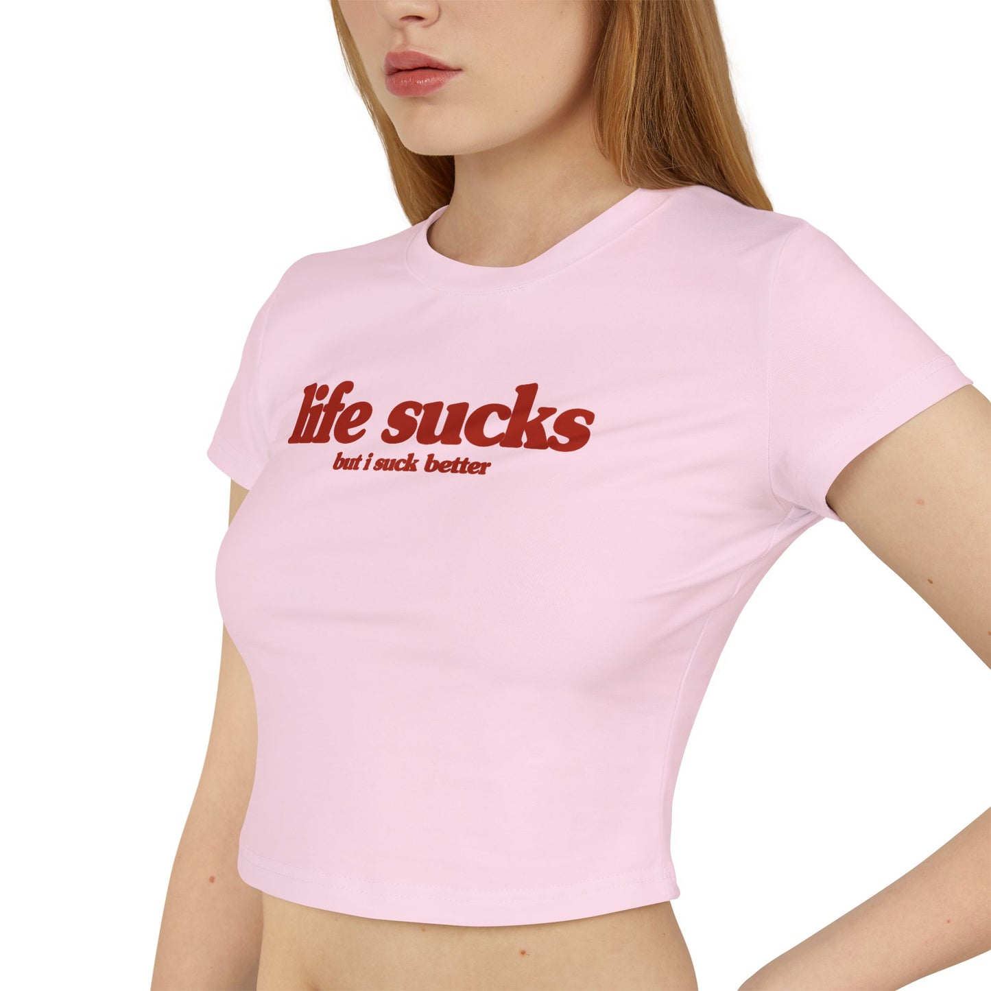 „Das Leben nervt, aber ich nerve besser“ Retro-Baby-T-Shirt