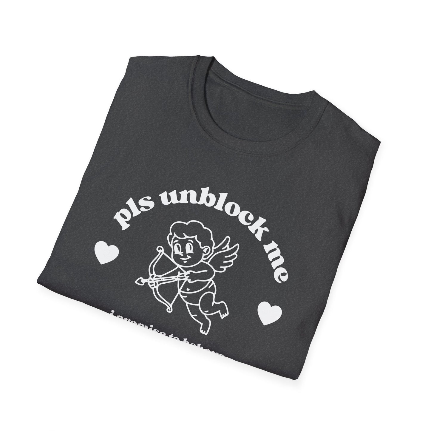 pls unblock me Cupid graphic T-Shirt