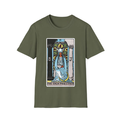 Camiseta de la Carta del Tarot La Suma Sacerdotisa