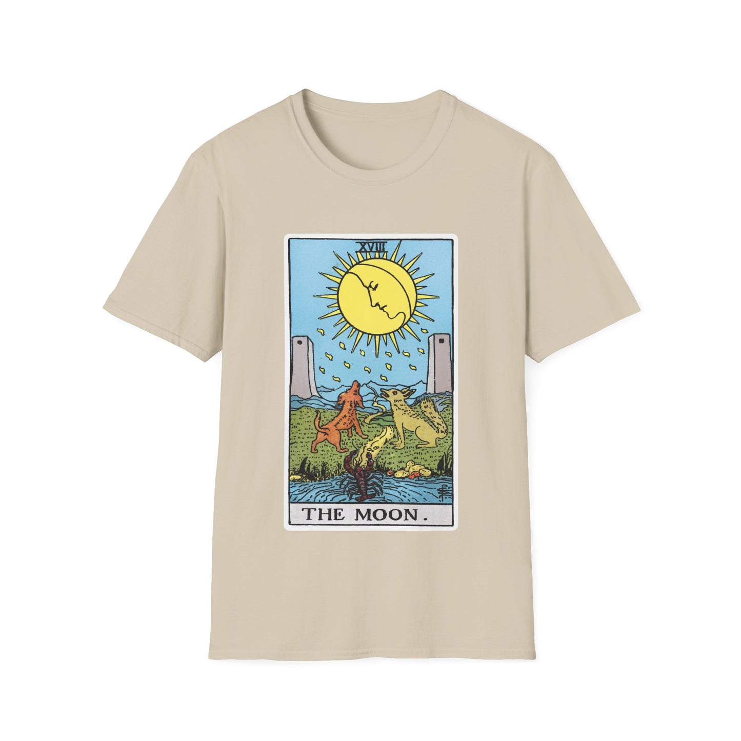 Camiseta de la Carta del Tarot La Luna