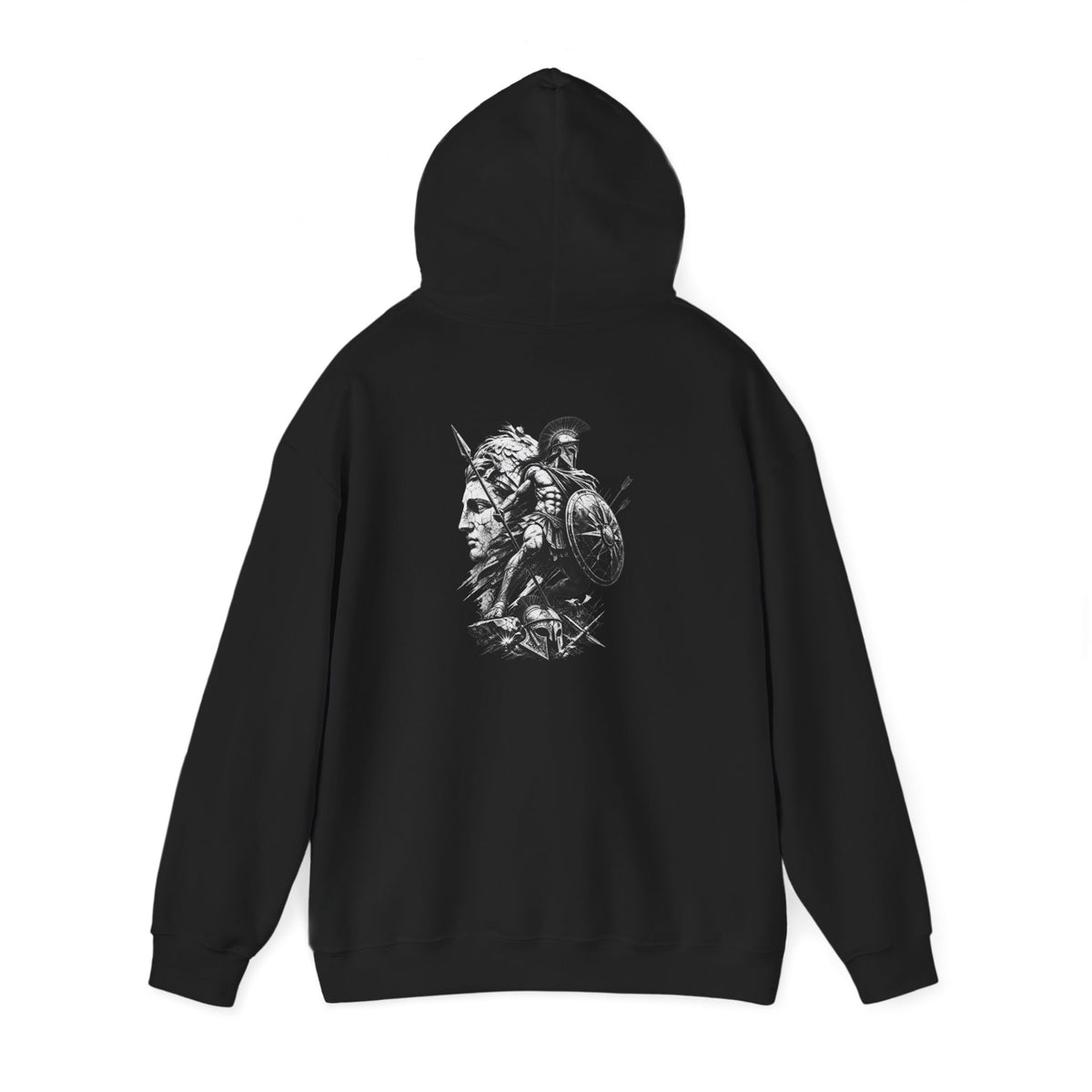 Achilles Illustrated Hoodie (Back)