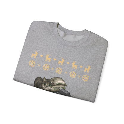 I Eat Cement Cat Christmas Jumper