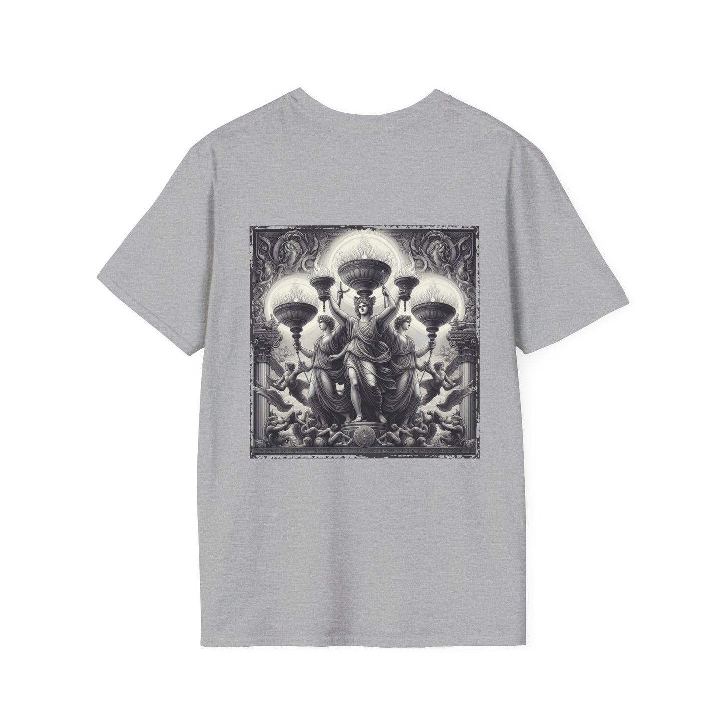 Greek Lampades Graphic T-Shirt