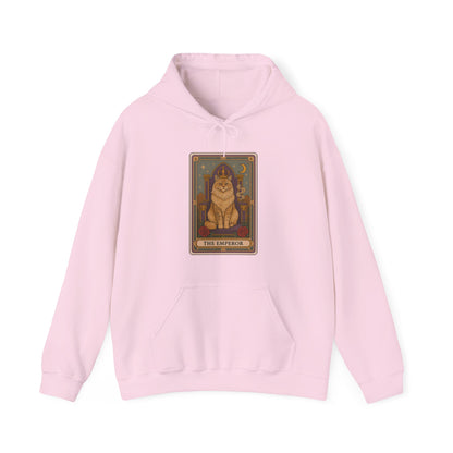 Mock Tarot Card "The Emperor" Cat Hoodie