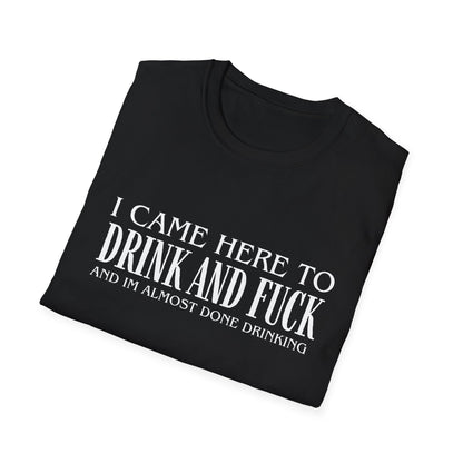 I Came Here to Drink and Fuck T-Shirt
