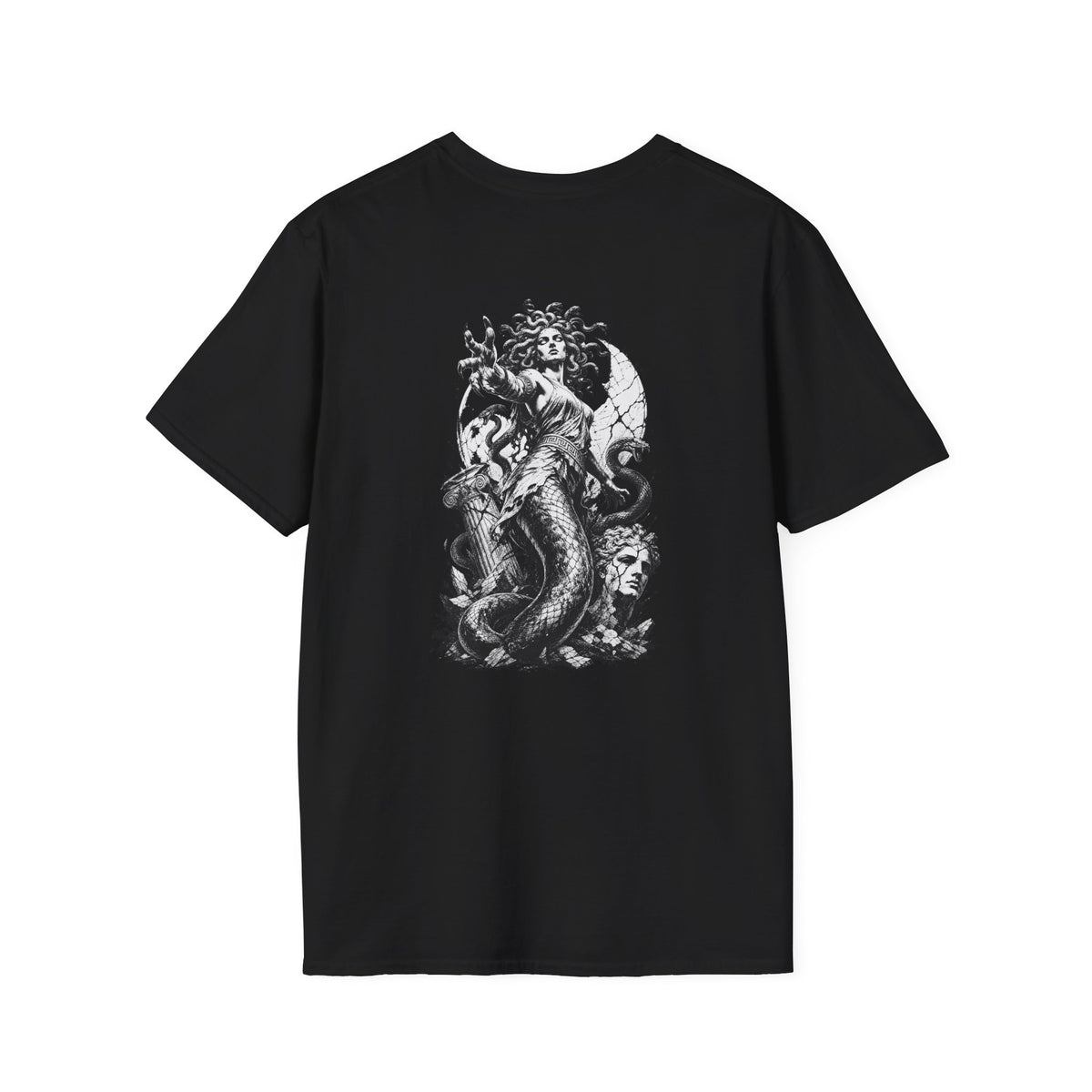 Medusa Illustrated T-Shirt (Back)