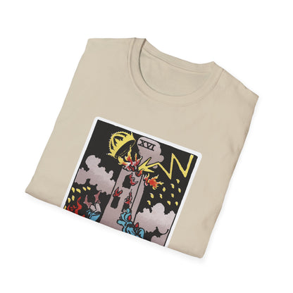 Camiseta de la Carta del Tarot La Torre